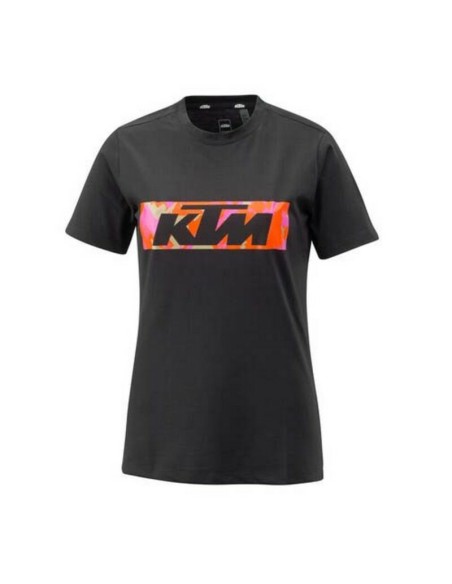 Camiseta Mujer KTM Camo Negro