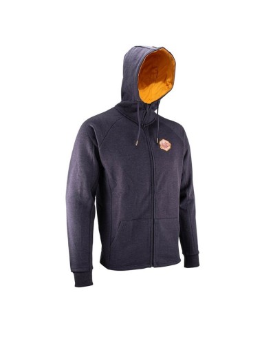 Sudadera con Capucha Leatt Retro Gris Oscuro