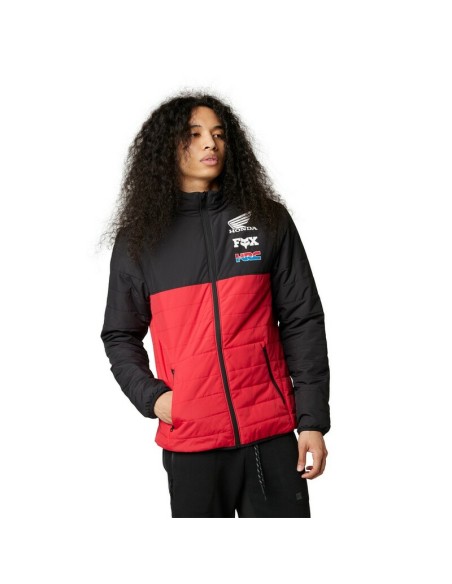 Chaqueta Acolchada Fox Honda Howell Negro/Rojo