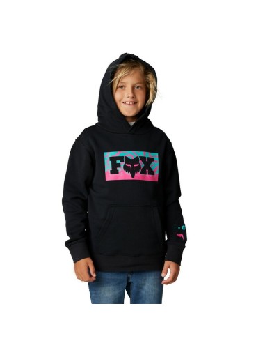 Sudadera con Capucha Infantil Fox Nuklr Negro