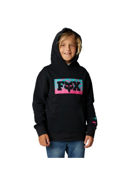 Sudadera con Capucha Infantil Fox Nuklr Negro