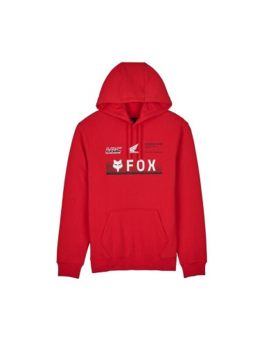 Sudadera con Capucha Fox x Honda Rojo