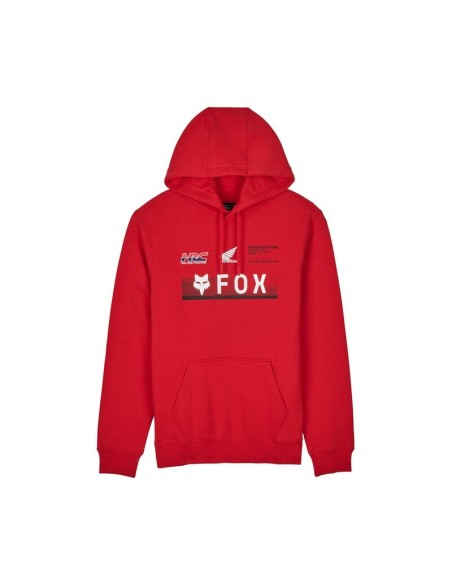 Sudadera con Capucha Fox x Honda Rojo