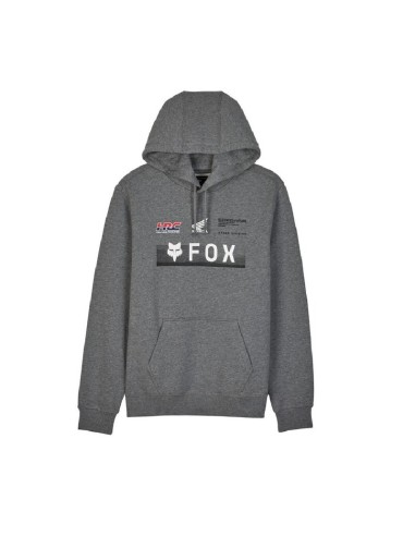 Sudadera con Capucha Fox x Honda Gris