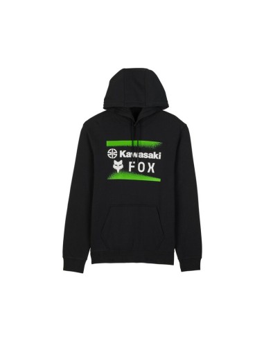 Sudadera con Capucha Fox x Kawasaki Negro