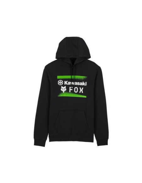 Sudadera con Capucha Fox x Kawasaki Negro