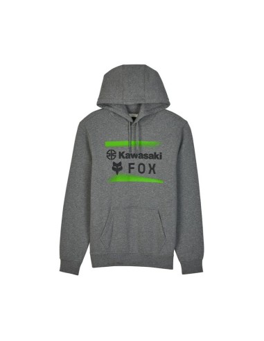 Sudadera con Capucha Fox x Kawasaki Gris