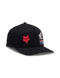 Gorra Fox x Honda Flexfit Negro