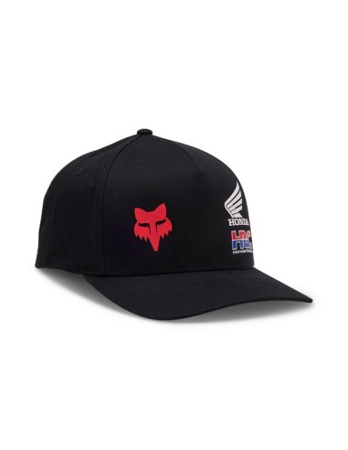 Gorra Fox x Honda Flexfit Negro