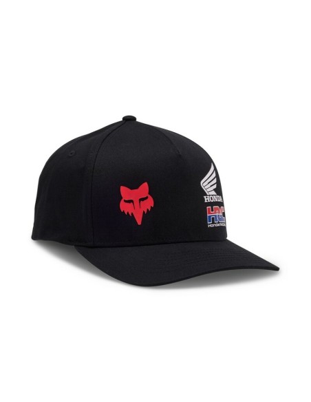 Gorra Fox x Honda Flexfit Negro