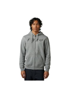 Sudadera con Capucha y Cremallera Fox Shield Gris