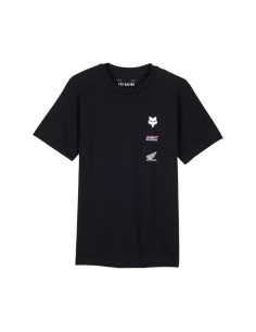 Camiseta Infantil Fox x Honda Negro