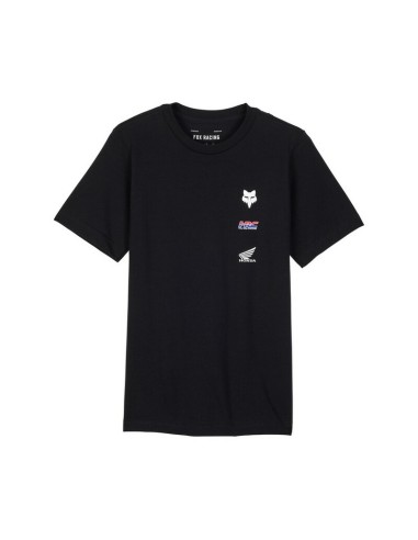 Camiseta Infantil Fox x Honda Negro