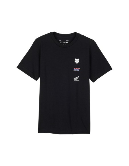 Camiseta Infantil Fox x Honda Negro