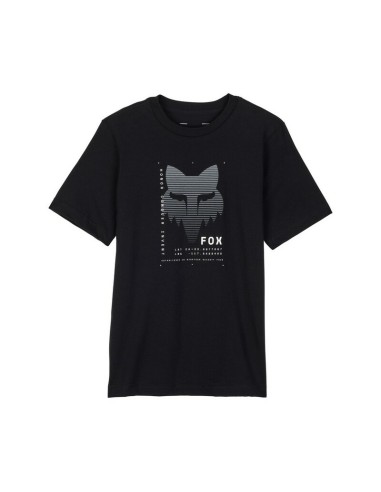 Camiseta Infantil Fox Dispute Negro