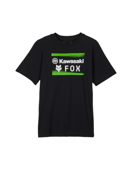 Camiseta Infantil Fox x Kawasaki Negro
