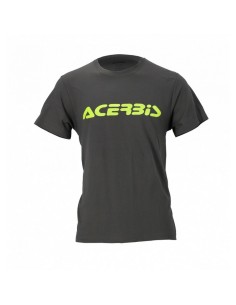Camiseta Acerbis Logo Gris Oscuro