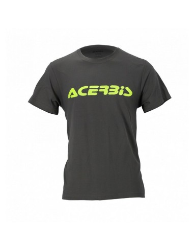 Camiseta Acerbis Logo Gris Oscuro