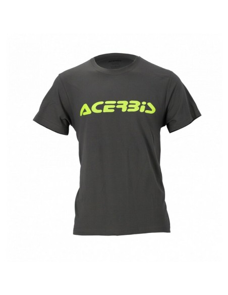 Camiseta Acerbis Logo Gris Oscuro