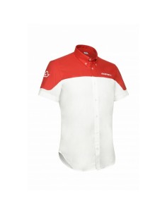 Camisa Manga Corta Acerbis Team Blanco/Rojo