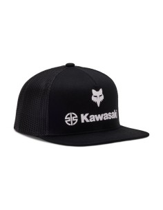 Gorra Infantil Fox x Kawasaki Snapback Negro