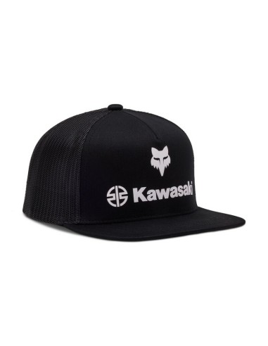 Gorra Infantil Fox x Kawasaki Snapback Negro