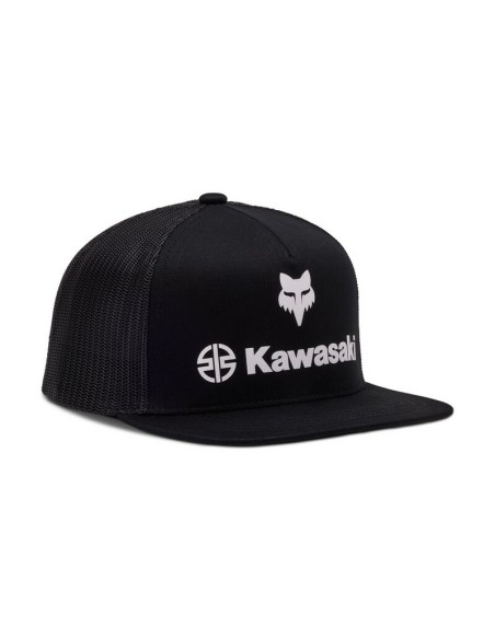 Gorra Infantil Fox x Kawasaki Snapback Negro