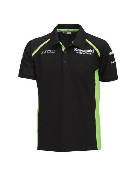 Polo Kawasaki MXGP 2024 Negro/Verde