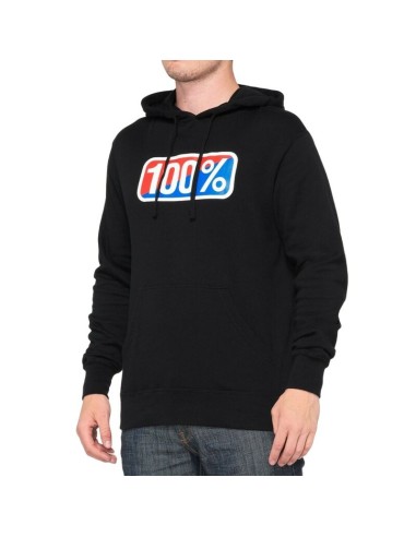 Sudadera con Capucha 100% Classic Negro