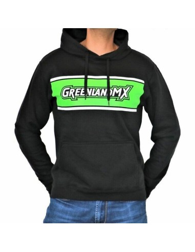 Sudadera con Capucha Infantil GreenlandMX Negro