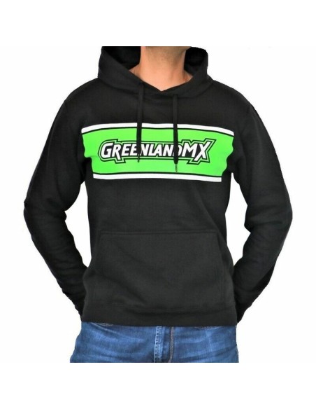 Sudadera con Capucha Infantil GreenlandMX Negro