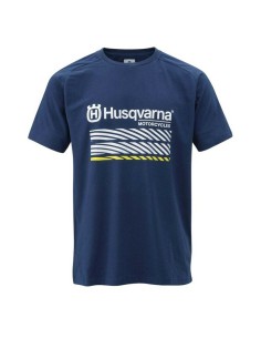 Camiseta Husqvarna Accelerate Azul Marino