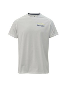 Camiseta Husqvarna Never Follow Blanco
