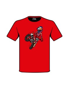 Camiseta Oficial JP61 Bee Gee Rojo