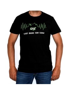 Camiseta C'est dans Ton Sang Negro