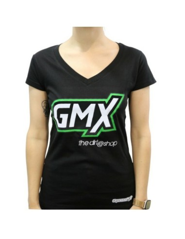 Camiseta Mujer Logo GMX Negro