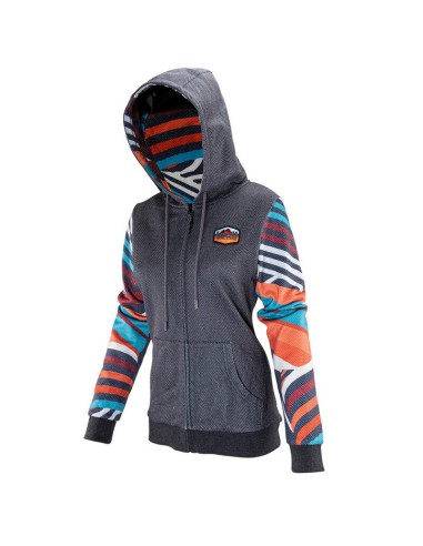 Sudadera con Capucha Mujer Leatt ZIP Premium