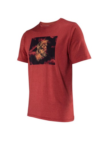 Camiseta Leatt Core Denim Ruby
