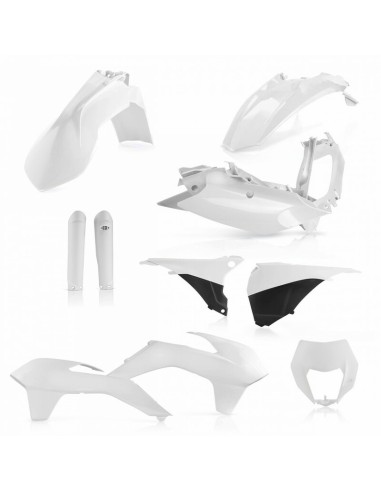 Full Kit Plásticos Acerbis KTM EXC/EXC-F 2016 Blanco
