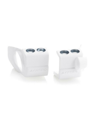 Protector Pie de Horquilla Acerbis Suzuki Blanco