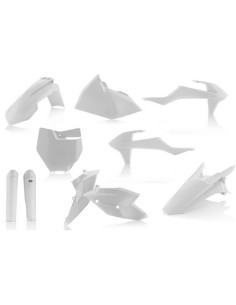 Full Kit Plásticos Acerbis KTM SX 125/150 16-18 SX 250 17-18 SX-F 16-18 Blanco