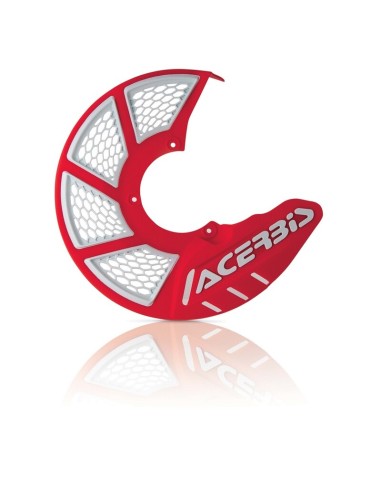 Protector Disco Delantero Acerbis X-Brake 2.0 Vented Rojo Blanco
