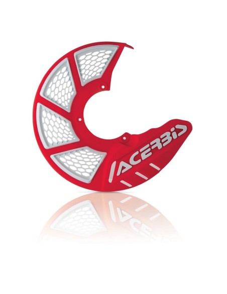 Protector Disco Delantero Acerbis X-Brake 2.0 Vented Rojo Blanco