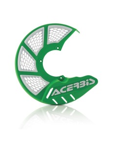 Protector Disco Delantero Acerbis X-Brake 2.0 Vented Verde/Blanco