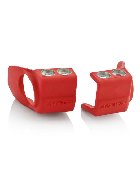 Protector Pie de Horquilla Acerbis Honda/Kawasaki Rojo