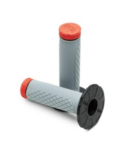 Puños Pro Taper Triple Densidad Full Diamond Rojo
