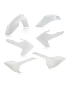 Kit Plásticos Acerbis Husqvarna TE/FE 17-19 Blanco