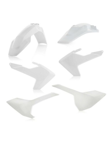 Kit Plásticos Acerbis Husqvarna TE/FE 17-19 Blanco