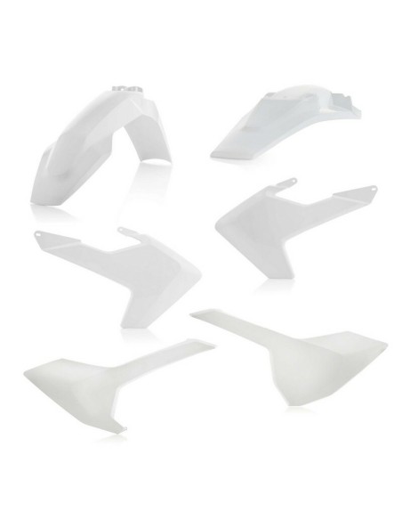 Kit Plásticos Acerbis Husqvarna TE/FE 17-19 Blanco