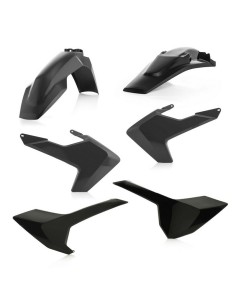 Kit Plásticos Acerbis Husqvarna TE/FE 17-19 Negro